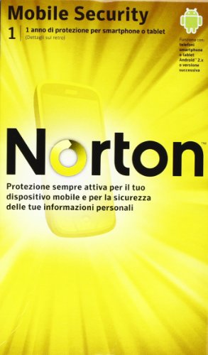 Symantec Norton Mobile Security 2.0, 1u, IT 1usuario(s) Italiano - Seguridad y antivirus (1u, IT, 1,8 MB, Android 2.x+, Italiano)
