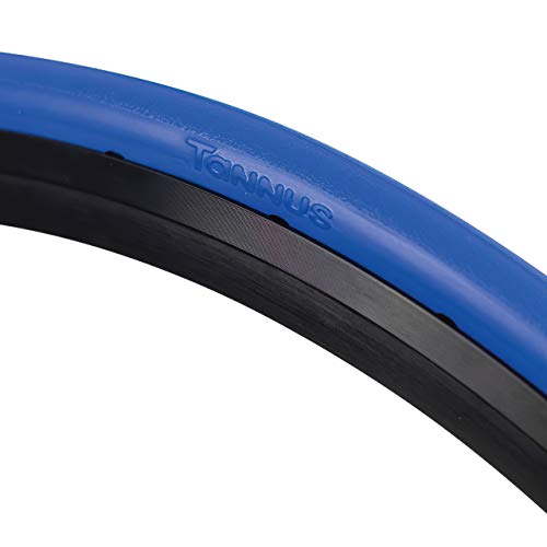 Tannus Tire Cubierta 700x23c (23-622) Slick | Neumático 100% Antipinchazos Bici Carretera, Color Aqua (Azul), Dureza Hard