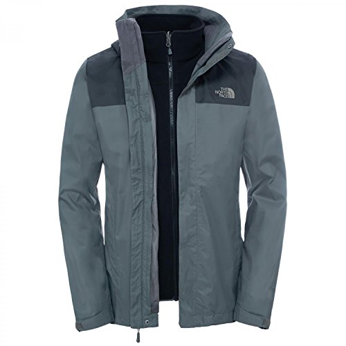 The North Face M Evolve II Triclimate Jacket Chaqueta, Hombre, Gris (Gris), S