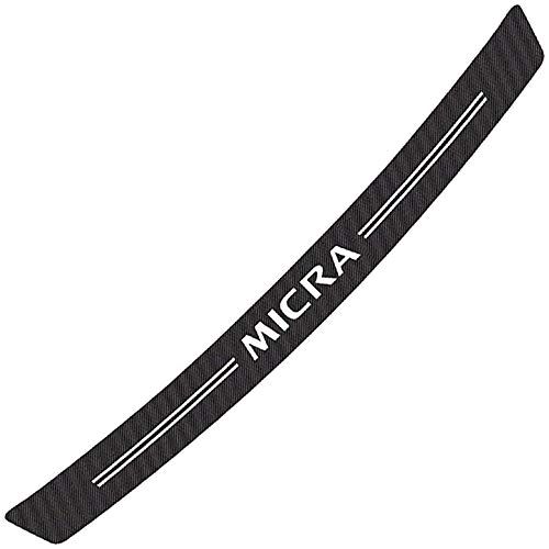 Trasero Protección para Nissan Micra parachoques, para Auto Anti-Scratch Trim Protection Strip Sticker