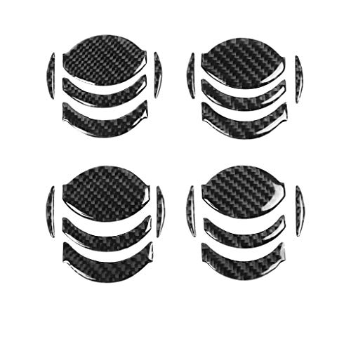 WANGZHEXIA Tira de protección para Coche Pegatina Decorativa de Salida de Aire Central de Fibra de Carbono para Coche de 20 Piezas para Nissan GTR R35 2008-2016, Unidad Universal Izquierda y Derecha