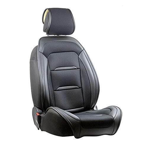 Xynon - Funda para asiento delantero para NT400 Cabstar Camión Plate-Ford/Chasis (2014/01-2017/12), color negro