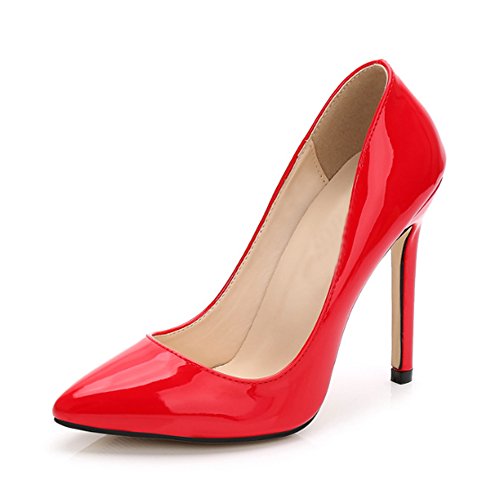 Zapatos de tacón alto con puntera cerrada para mujer de la marca Ochenta, color, talla 43 1/3