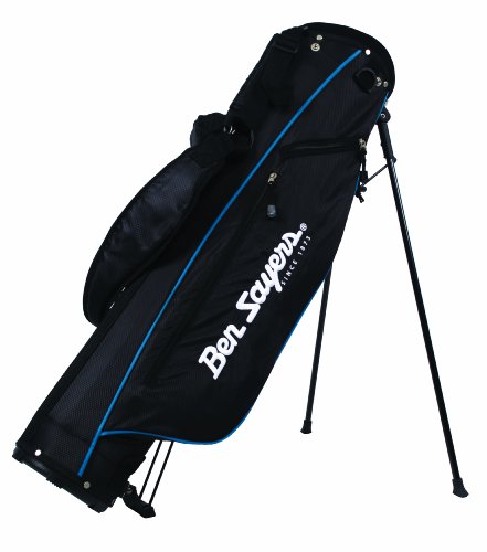 Ben Sayers - Bolsa de Golf con Soporte (15,2 cm) Negro Negro/Azul Talla:No se Aplica