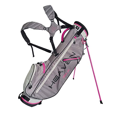 Big Max Heaven SIX - Bolsa para palos de golf, color gris, plateado y fucsia