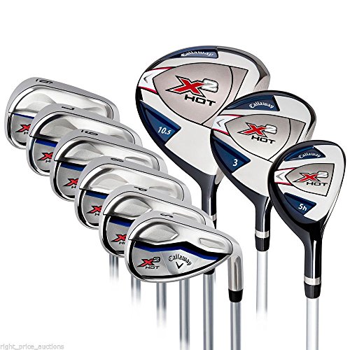 Callaway X2 Hot 9-Piece Golf Club Set Right Handed 3 x Head Covers BRAND by Callaway