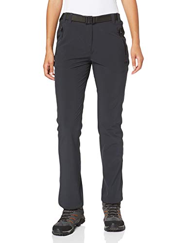 CMP - Pantalones de trekking elásticos para mujer gris gris oscuro Talla:44