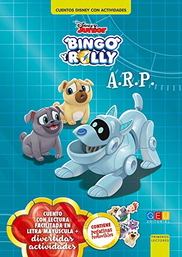 Cuentos Disney con Actividades: Bingo y Rolly A.R.P. | Cuento con Lectura Facilitada en Letra Mayúscula | Educación Infantil | Primeros Lectores | Editorial GEU (Niños de 3 a 6 años)