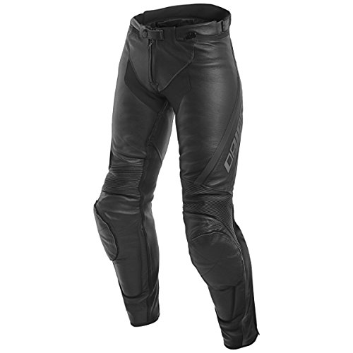 Dainese Assen Mujer Piel Moto Pantalones Negro/Antracita 40  Euro