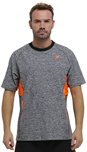 DROP SHOT Neo Camiseta Técnica de Tenis, Hombre, Gris, S