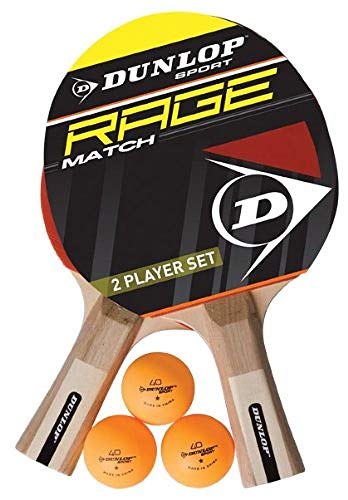 Dunlop AC Rage Match 2 Player Set - Kit de Ping Pong