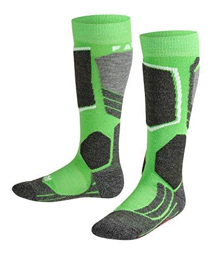 Falke calcetín de esquí Infantil SK 2 Kids, otoño/Invierno, Infantil, Color Verde - Verde, tamaño 35-38