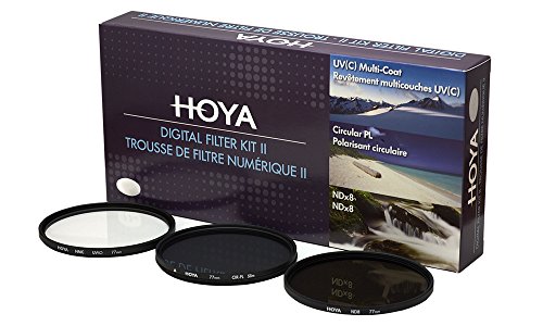 Hoya DFK67 Pack de Filtros (UV, PLC, ND, 67 mm), Negro
