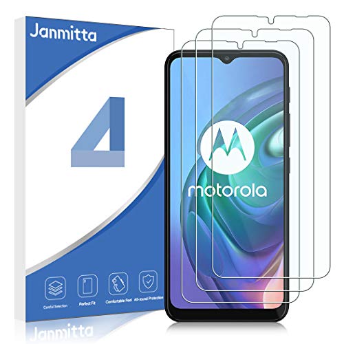 Janmitta para Motorola Moto G9 Play/Motorola Moto E7 Plus/Moto G10/Moto G30 Protector de Pantalla [3 Piezas], 9H Dureza [Alta Definicion] [Fácil de Instalar] Cristal Vidrio Templado Film