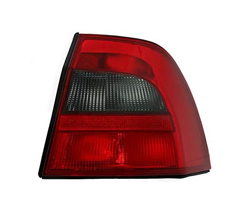 Luz trasera derecha compatible con Opel Vectra B Saloon 1999 2000 2001 2002 2003 VT595P lado derecho trasero luz trasera montaje lado pasajero rojo negro