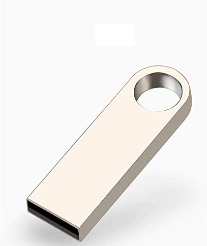 Memoria USB de metal Pendrive USB Key impermeable Memory Stick con llavero Pen Drive para portátil, PC, ordenador, radio (1 TB, estile-C)