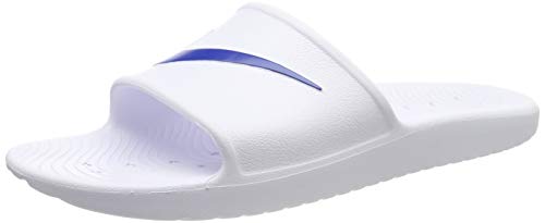 Nike Kawa Shower, Zapatos de Playa y Piscina Hombre, Blanco (White/Blue Moon 100), 45 EU