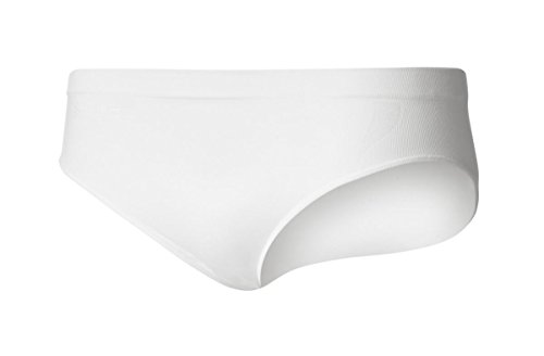 Odlo Briefs Evolution Cool - Pantalones de Acampada y Senderismo para Mujer, tamaño XS, Color Blanco