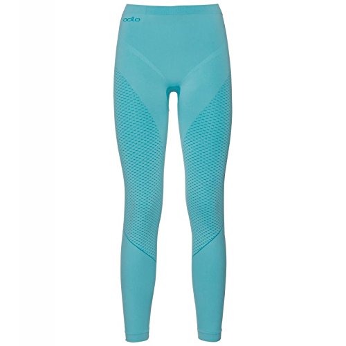 Odlo Evolution - Pantalón Interior cálido para Mujer (Talla M), Color Azul