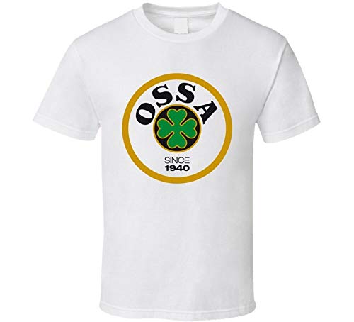 OSSA Motorcycle Logo Motocross Racing Enduro T-Shirt Printed tee Graphic Top For Men Shirt White XXL