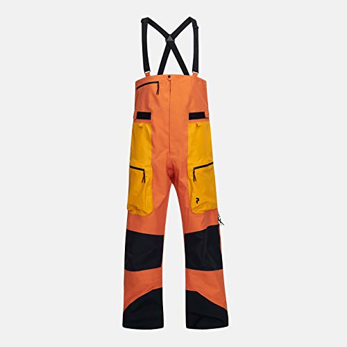 Peak Performance Pantalones Vertical Pro para hombre, color naranja