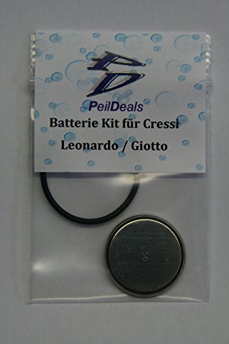 PeilDeals Batería - Kit para ordenador de buceo Cressi Leonardo/Giotto
