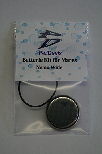 PeilDeals Kit de batería para ordenador de buceo Mares Nemo Wide