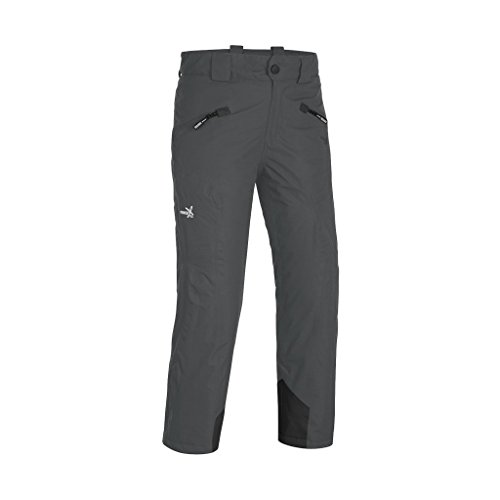 SALEWA Bering 3.0 PTX/PF K PNT - Pantalones de Lluvia para niña, Color Gris, Talla 92 cm