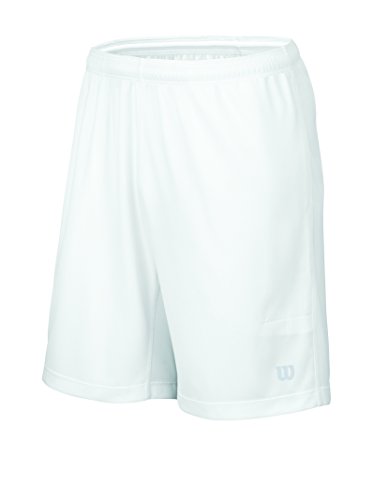 SALOMON Tennis M Nvision Elite 9 Knit Shorts Pantalon, Unisex, Blanco, S