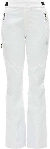 Spyder Winner Tailored Pantalón de Esquí, Mujer, Blanco, 10-R