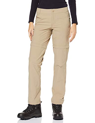The North Face Hose W Exploration Convertible Pants, Pantalones Mujer, Beige (Dune Beige), 40