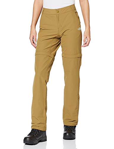 The North Face W Exploration Convertible Pantalón para Mujer, Caqui británico, 8