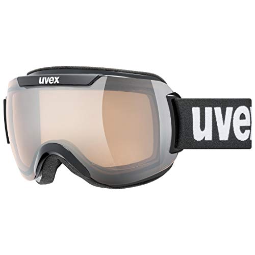 Uvex adulto downhill 2000 V gafas de esquí, negro, one size