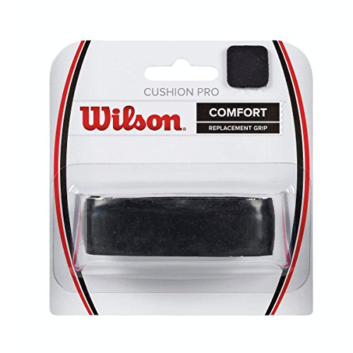 Wilson Cushion Pro Repl Grip Empuñadura base, 1 unidades, unisex, negro