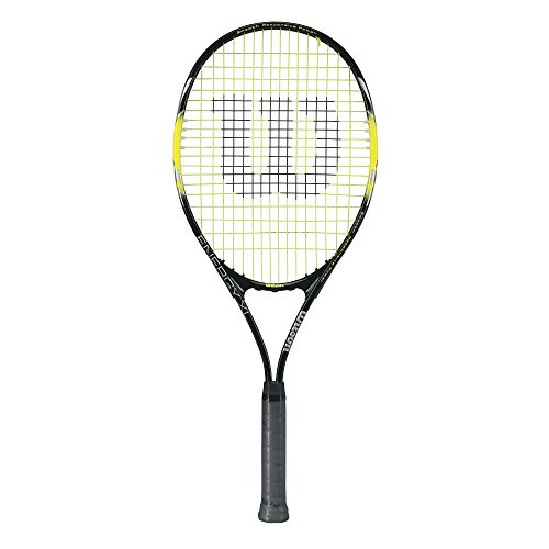 Wilson Energy XL Raqueta de Tenis Unisex, Color Negro/Amarillo, 4 3/8-inch Agarre