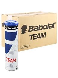 Babolat Team X4 - Caja de 18 tubos de pelotas de tenis