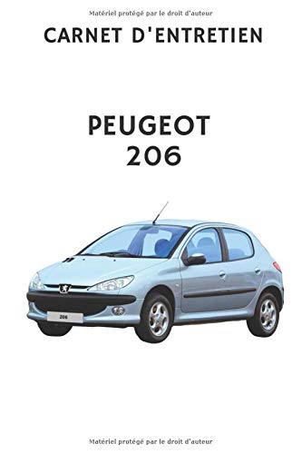 Carnet d'entretien Peugeot 206