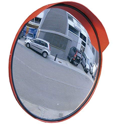 Espejo convexo exterior de seguridad ø80 para mejorar la visibilidad de cruces y salidas de parking