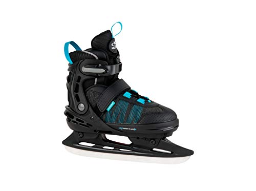 Hudora Comfort - Patines de Hielo para niños y jóvenes, Color Negro, Talla 35-40 Ice Skates - Botas de esquí de Hielo, Talla 35-40, Color Negro