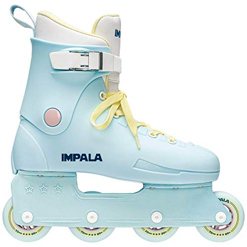 Impala Lightspeed Inline Skate (US 6 / EU 37 / UK 4, Sky Blue / Yellow)
