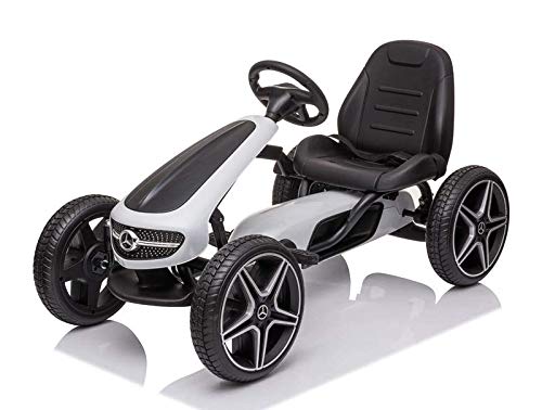 Kart a pedal Mercedes Benz Color BlacknHE para niños de 3 a 8 años