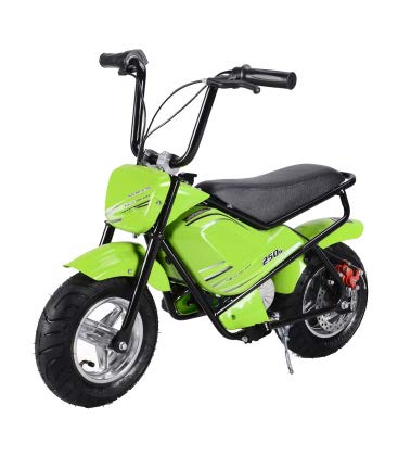 Mini moto eléctrica infantil 250w / mini scooter para niños de bateria/moto infantil electrica 24V 7AH (Verde)