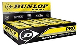 Pelota de Squash Dunlop Revelation Pro (Doble Punto Amarillo)