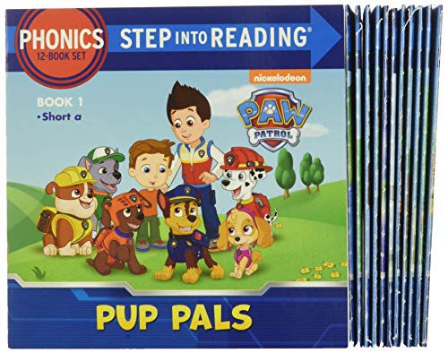 Phonics Patrol! (Paw Patrol): 12 Step Into Reading Books (Step into Reading Phonics: Paw Patrol)