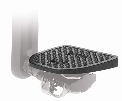 PP Pedal Plate | SPDX | Adaptador para Pedales compatibles con Shimano SPD o Look X-Track | No se Necesitan Cleats Adicional | Convierte Clipless en Pedales Planos | por Seguridad y Comodidad |