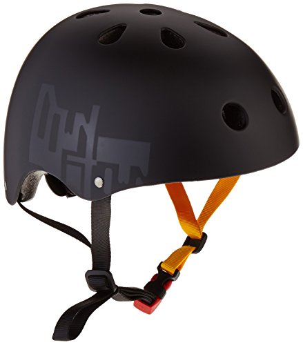 Rollerblade Casco Downtown Helmet, Adultos Unisex, Negro/Amarillo, Talla Única