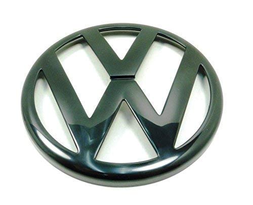 Volkswagen VW Pieza de Repuesto Original Emblema Símbolo Negro Delantero (Golf 4)