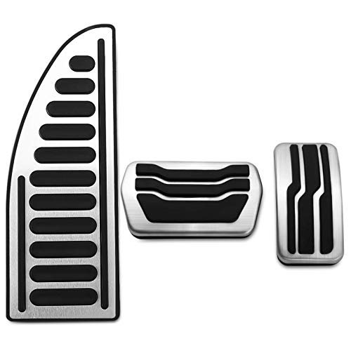 XIAHUAIREN Pedales de Descanso para Interior de Coche de Acero Inoxidable Cubierta de Pedal de Freno de Gas Combustible ， para Ford CMax CMax SMax MK2 2011~2019 Accesorios