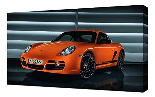 2009-Porsche-Cayman-S-Sport-V1-1080 - Lienzo impreso artístico para pared, diseño de Porsche-Cayman-Sport-V1-1080