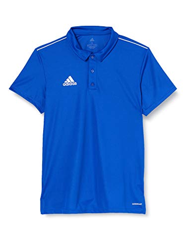 Adidas CORE18 POLO Polo shirt, Hombre, Bold Blue/ White, L